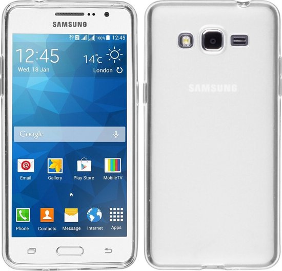 Zachte voeten Bourgondië gevechten Samsung Galaxy Grand Prime VE Silicone Case pvc hoesje Transparant | bol.com