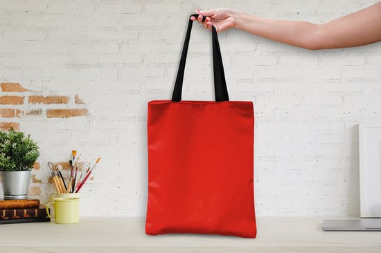 Sac bandoulière - Sac de plage - Shopper Rouge - Motif - Design - 40x50 cm - Sac en coton