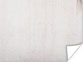 Poster Béton - Mur - Wit - 80x60 cm