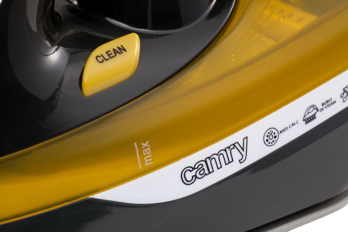 Ion Stoomstrijkijzer - 3000W - geel CR 5029 Camry