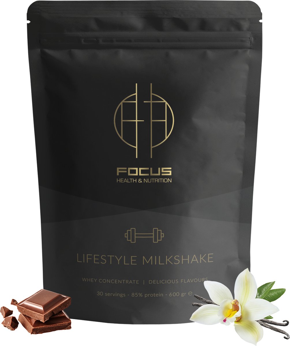 Focus Health & Nutrition Milkshake Vanilla - 600 gram