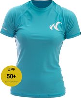 Watrflag Rashguard Murcia - Dames - Turquoise - UV beschermend surf shirt regular fit L