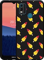 Coque Nokia C21 Plus Fusées Zwart