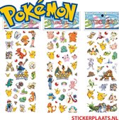 Pokemon stickers 1 vel - Pokémon Stickers - Pikachu - Pickachu