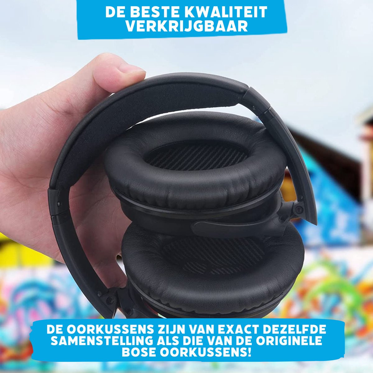 Oorkussens Geschikt voor Bose QuietComfort QC 35 II Oorkussen met Reparatieset en. bol