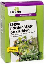 Genoxone ZX 100 ml - 8 Liter Spuitvloeistof - Tegen Hardnekkige Onkruiden - Tegen Heermoes, Distels, Zevenblad, Brandnetels, Braam, Klaver - Garden Select
