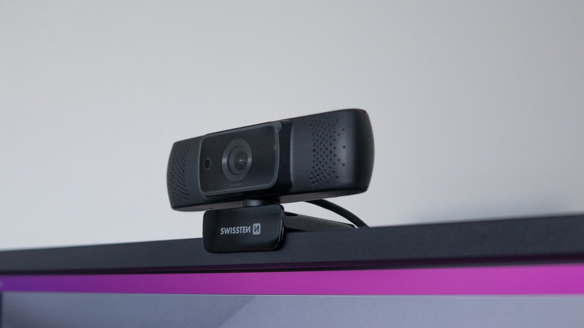 Swissten Webcam Full HD 1080P - Zwart thumbnail 4