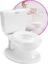 Casteleyn - Plaspotje - Potje peuter - WC potje - Toilettrainer - Kindertoilet - Met geluid - tot 21KG - Wit