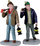 Lemax - Miners, Set Of 2 - Kersthuisjes & Kerstdorpen