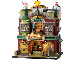Lemax - Christmas Cheer Bottling Company, With 4.5v Adaptor - Kersthuisjes & Kerstdorpen