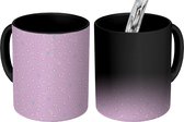 Magische Mok - Foto op Warmte Mokken - Koffiemok - Hartjes - Valentijnsdag voor mannen - Design - Magic Mok - Beker - 350 ML - Theemok