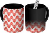 Magische Mok - Foto op Warmte Mokken - Koffiemok - Hart - Valentijnsdag - Cadeau - Magic Mok - Beker - 350 ML - Theemok