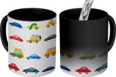 Magische Mok - Foto op Warmte Mokken - Koffiemok - Auto - Abstract - Patronen - Magic Mok - Beker - 350 ML - Theemok