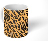 Mok - Koffiemok - Patroon - Panterprint - Dier - Mokken - 350 ML - Beker - Koffiemokken - Theemok