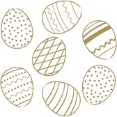 Duni servetten Golden Eggs 3-laags 33x33