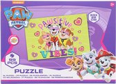 puzzel paw patrol pink 99 stukjes 33 cm x 22 cm