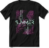 Crazy Summer | TSK Studio Zomer Kleding  T-Shirt | Roze | Heren / Dames | Perfect Strand Shirt Verjaardag Cadeau Maat S