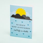 Nutcrackers Wenskaart Na Regen Komt Zonneschijn