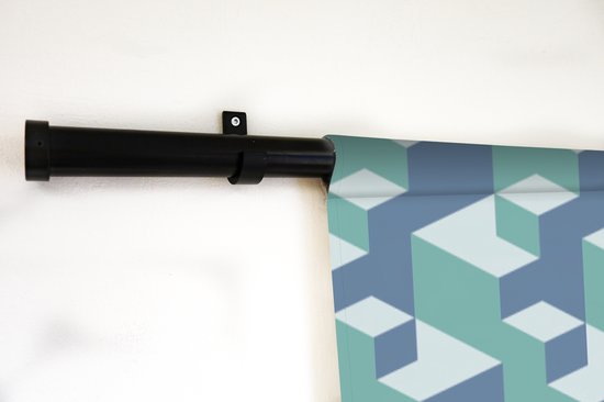 Wandkleed - Wanddoek - Patronen - Kubus - 3D - 90x135 cm - Wandtapijt