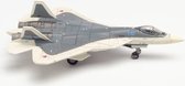 Herpa Sukhoi vliegtuig T-50 prototype Sukhoi White Shark schaal 1:200 10cm