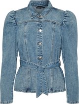 Vero Moda VMNALA LS DENIM JACKET Dames Jackt Ligt Blue Denim - Maat S