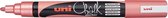 Uni-Ball Chalk Marker - krijtstift - metallic rood - 5mm punt - verwijderbaar