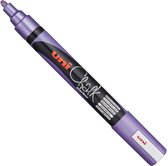 Uni-Ball Chalk Marker - krijtstift - metallic paars - 5mm punt - verwijderbaar