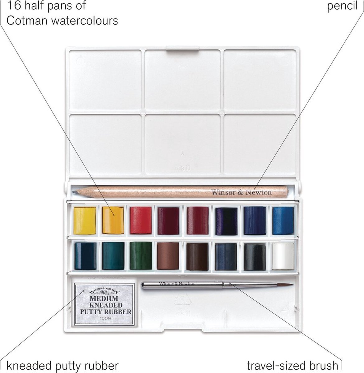 Winsor & Newton Cotman Watercolor Sketchers Pocket Box