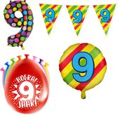 9 jaar Verjaardag Versiering Happy Party M