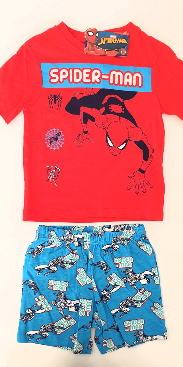 Spider-Man Pyjama - Shortama - Rood - 128