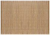 Set van 4 bamboe placemats/onderleggers - 45 x 30 cm - beige/bruin