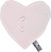 Baby's only speendoekje hart vorm roze