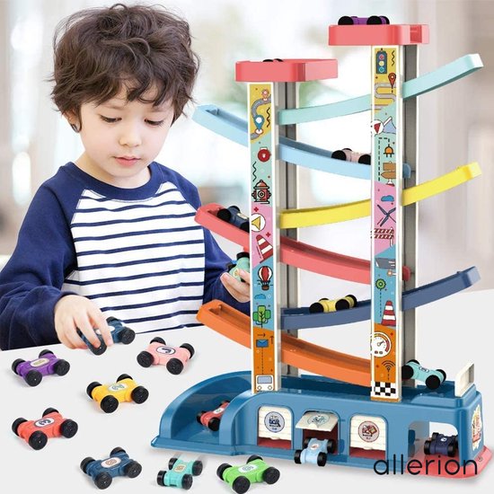 Allerion Toddler Track - Jouets pour tout-petits - Zig-Zag Car Track -  Plastic Jodel... | bol