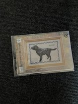 Kit de point de croix Permin Dog Series 14-8381