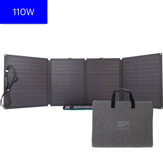 Ecoflow 110W Solar Panel - Opvouwbaar zonnepaneel - 110 Watt output