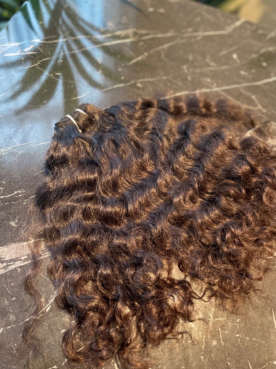 Raw Indian curly hair 12 inch / 30 cm