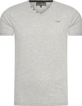 Mezaguz Heren T-Shirt Teessential Stóne Grey Maat M