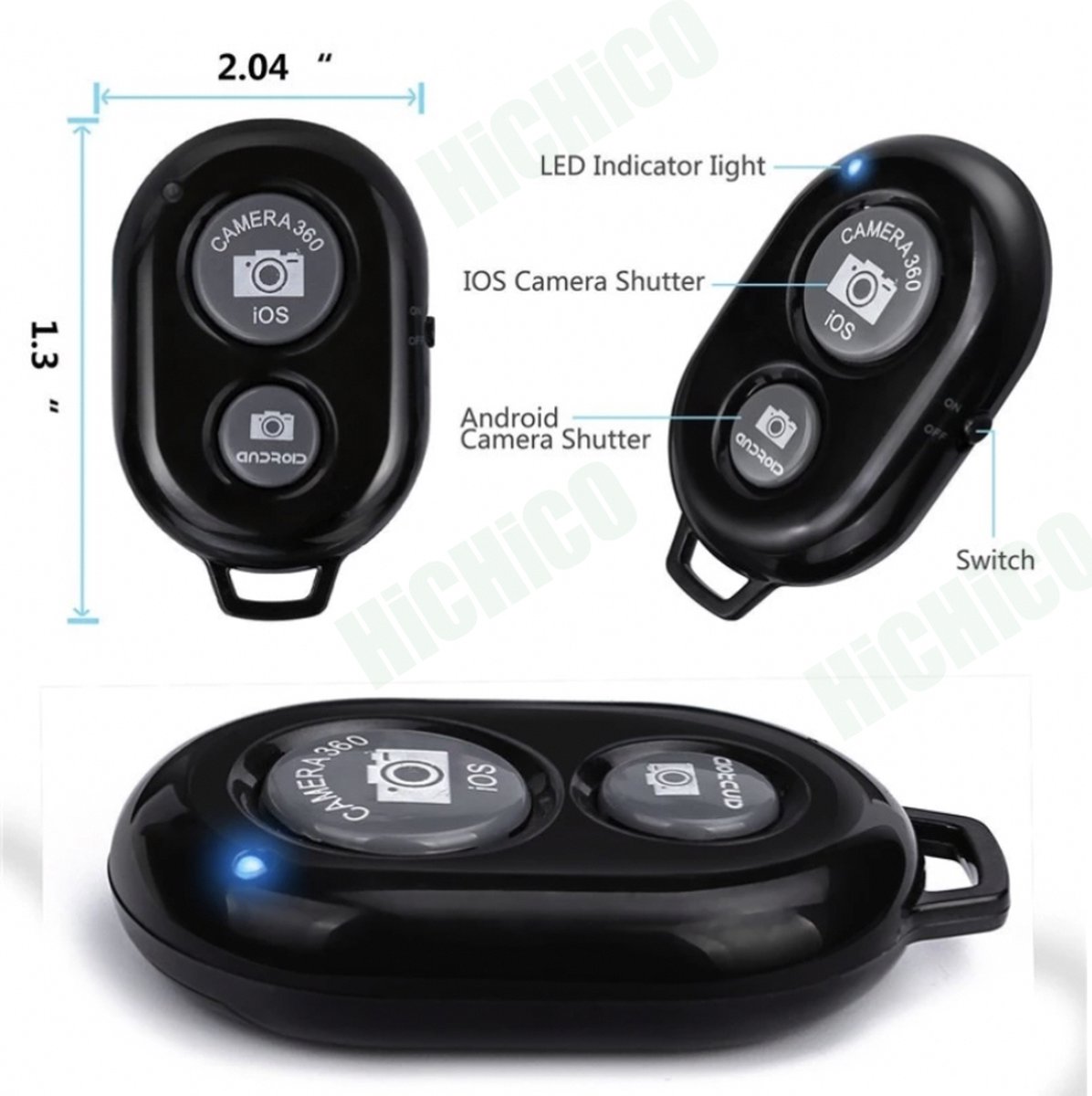 Bluetooth Remote Shutter Afstandsbediening voor SmartPhone / Bluetooth afstandsbediening