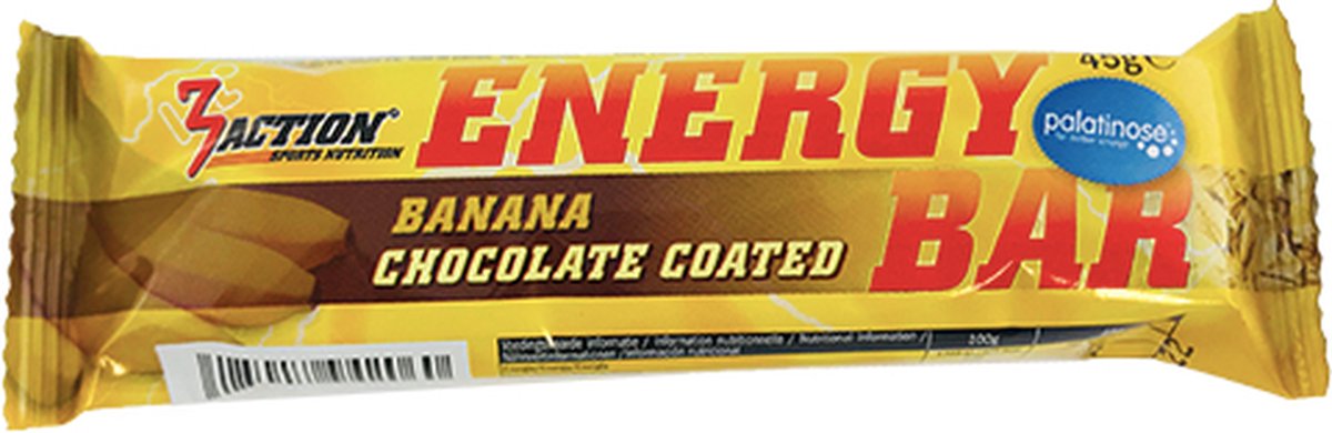 3Action Energy Bar - Banana Chocolate Coated (45g x 20 stuks)