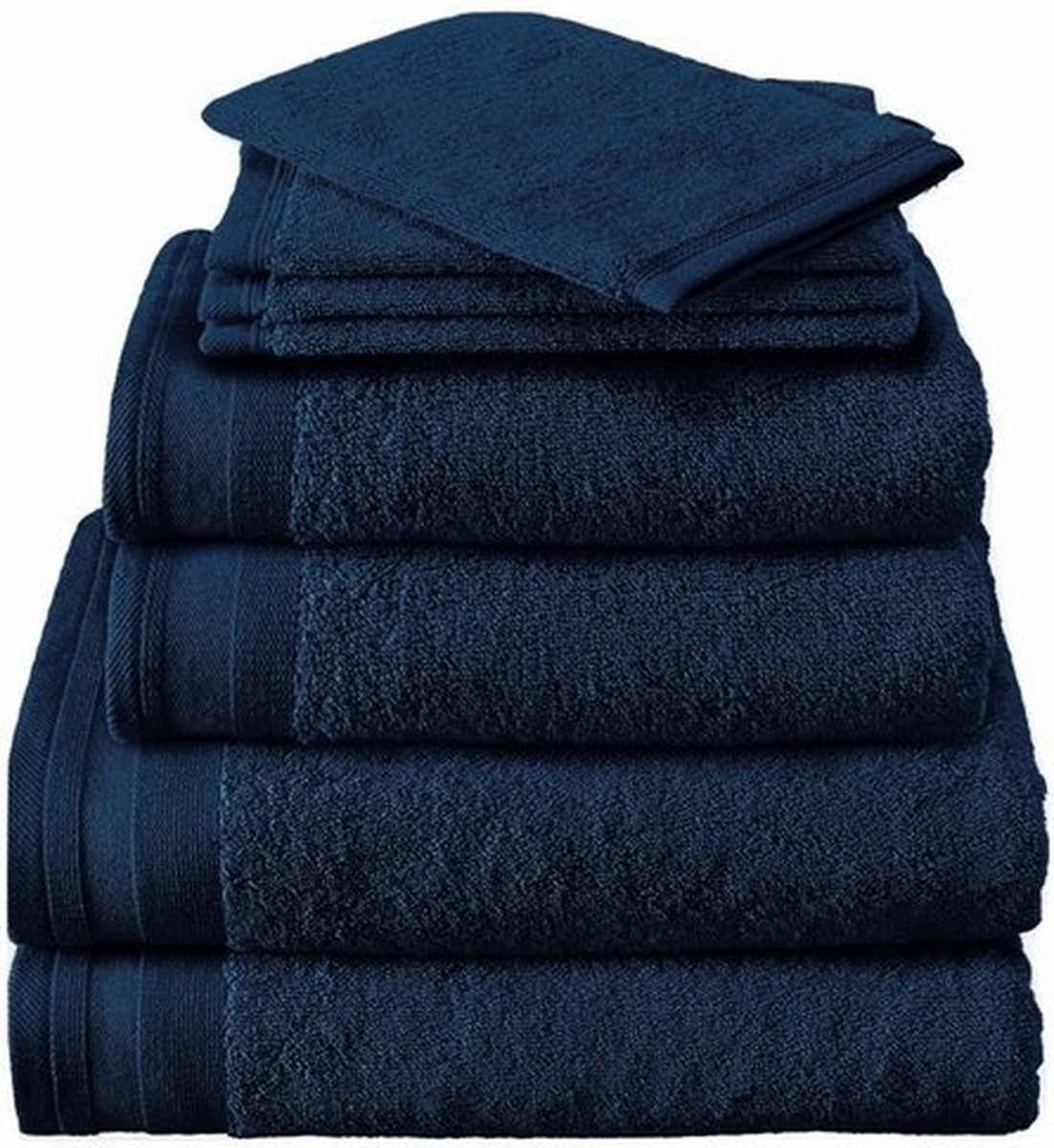 De Witte Lietaer gastendoekje marine blauw 40/60cm