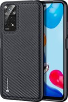 Dux Ducis - Telefoonhoesje geschikt voor de Xiaomi Redmi Note 11  - Fino Series - Back Cover - Zwart