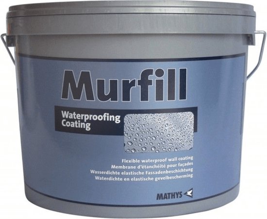 mathys murfill waterproofing coating antraciet 6 kg