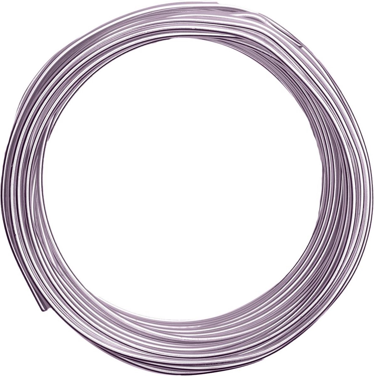 Vaessen Creative Aluminium Draad - 3mm - ±26m - 500g - Zacht Lila