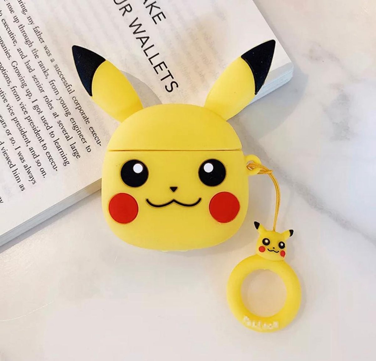 Pikachu-Pokemon-Airpod 1/2-Hoesje-Case-Bescherming-Leuk-Grappig
