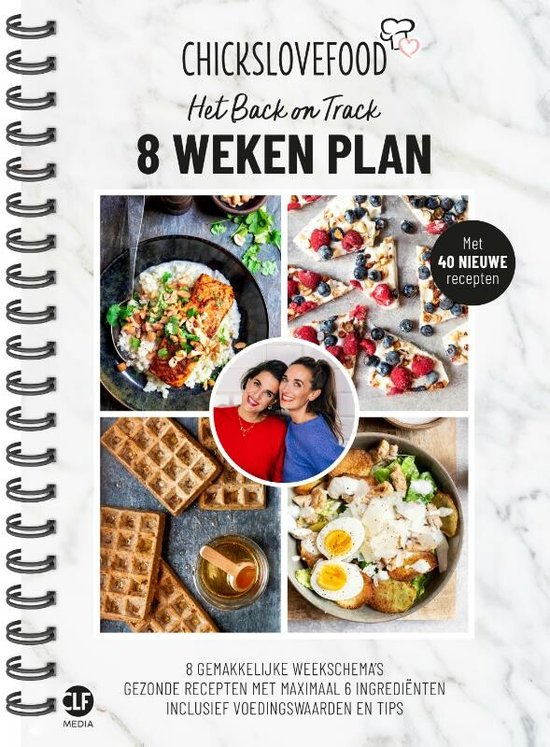 Boek cover Chickslovefood 11 -   Chickslovefood - Het back on track 8 weken plan van Nina de Bruijn (Paperback)