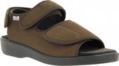 Verbandschoenen Varomed model Lugano - Luxe sandaal / therapieschoen mt:40 Mokka - met CE keurmerk voor medisch schoeisel -