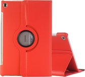 Mobigear Tablethoes geschikt voor Huawei MediaPad M5 10.8 Hoes | Mobigear DuoStand Draaibare Bookcase - Rood