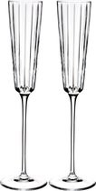 ROGASKA 1665 - AVENUE Champagneglas Kristal - Set van 2