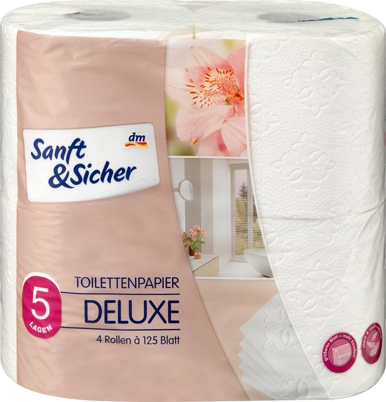 Sanft&Sicher Papier toilette Premium 4 plis (20 x 200 feuilles), 20 pièces