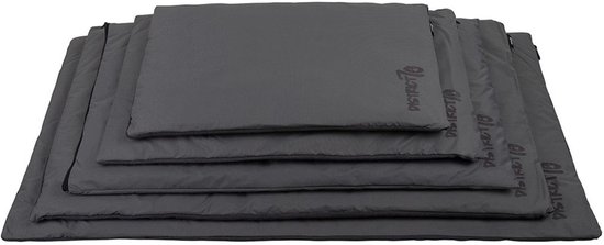 Benchkussen - Van Waterafstotend & Afwasbaar All Season Materiaal en Fleece - District 70 LODGE in 3 Kleuren van S tot XXL - Kleur: Donkergrijs, Maat: L - 93 x 62 x 6 cm